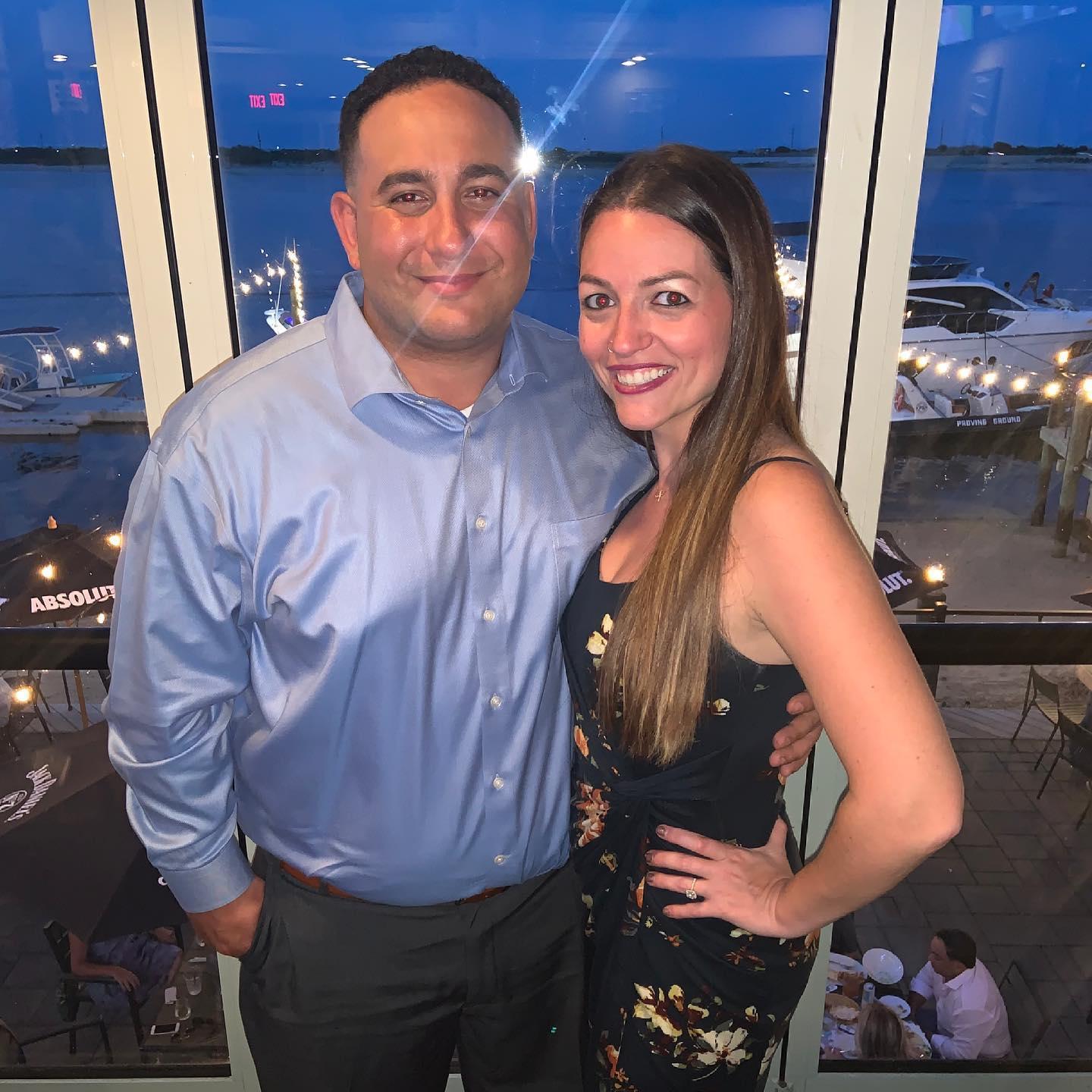 Celebrating at Jay & Danielle's Rehearsal Dinner - July 2021