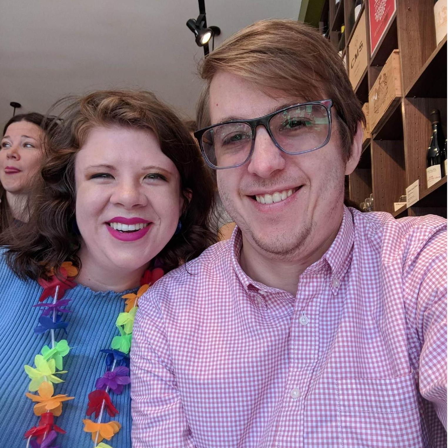 Jacob and Sarah at Chicago Pride