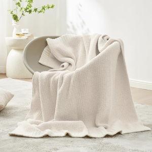 90x90 Queen Snuggle Sac Oversized Super Soft Bed Blanket - Ivory