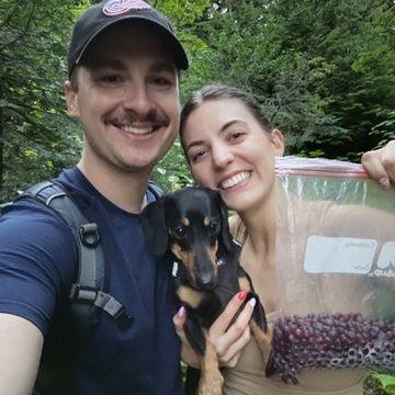 First time huckleberry picking on Mount Spokane