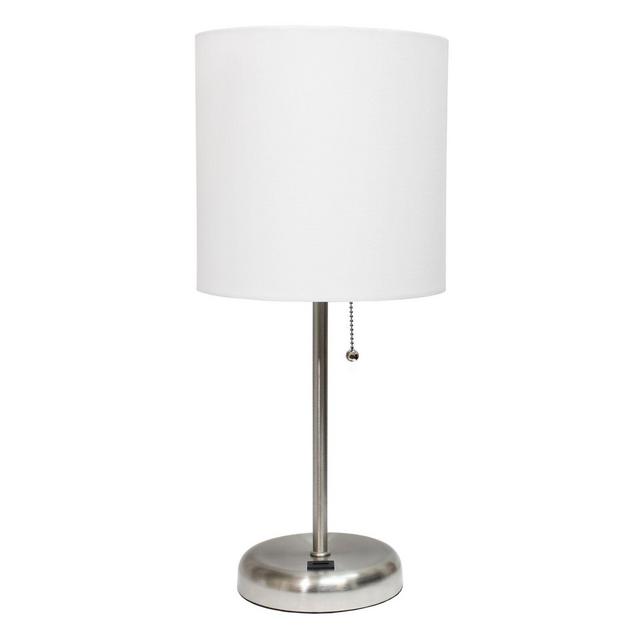 Limelights Stick Lamp With Usb Charging Port in White