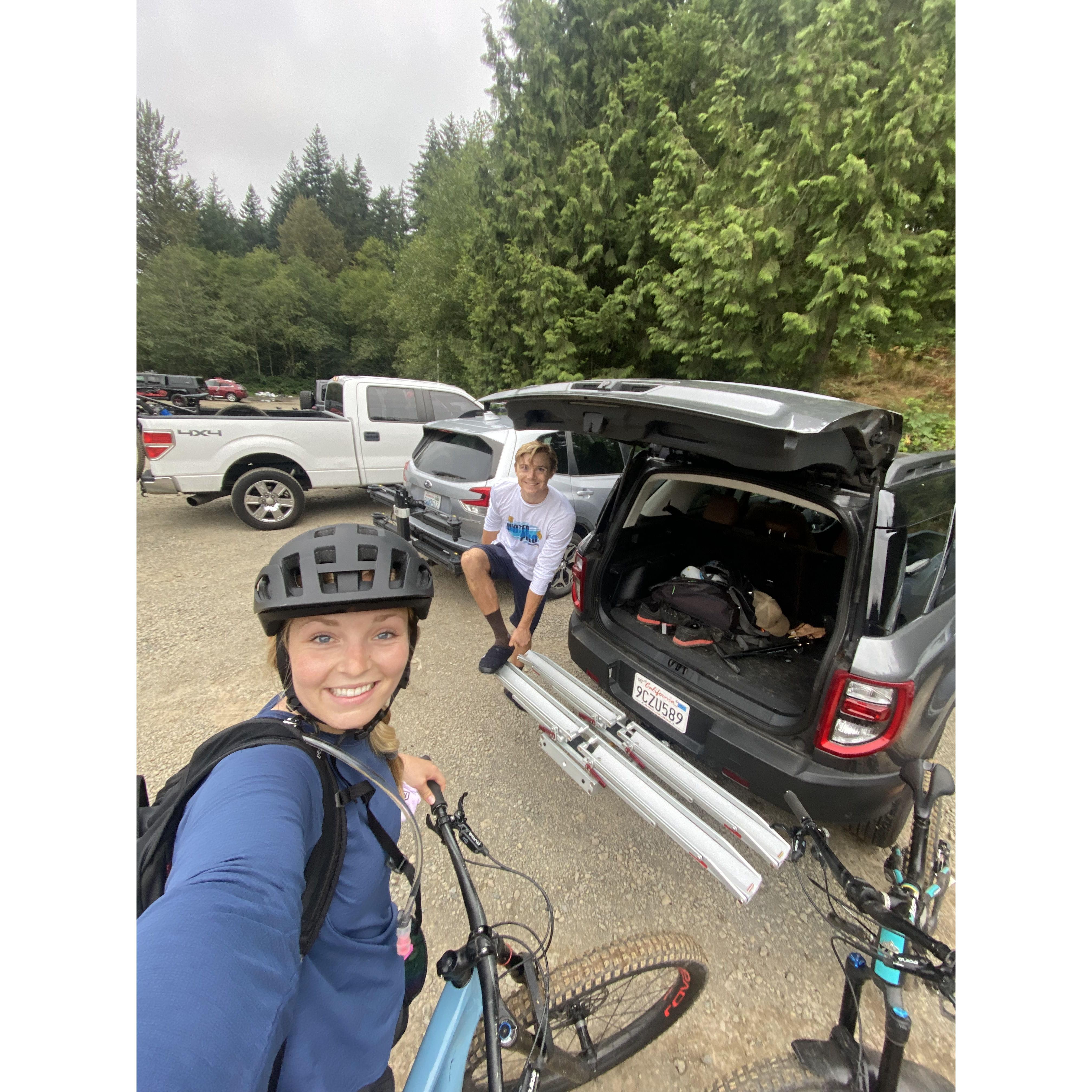 Sept 2024. Mountain biking at Tiger Mountain, Issaquah, WA.
