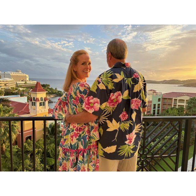 Enjoying the spectacular views at Marriott Frenchman's Cove in May 2024!