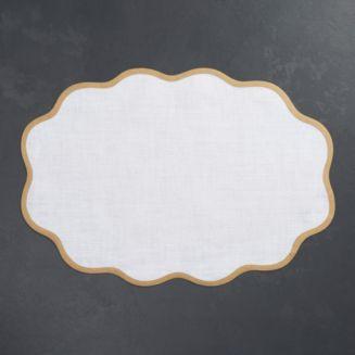 Scalloped Placemat, Set of 4