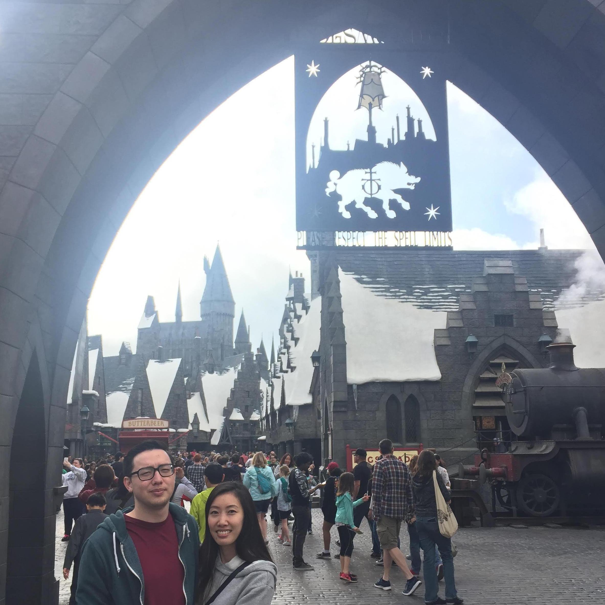 When we went to Hogwarts to become a wizard