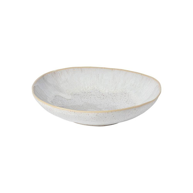 Casafina Eivissa Collection Stoneware Ceramic Pasta Bowl 9", Sand Beige