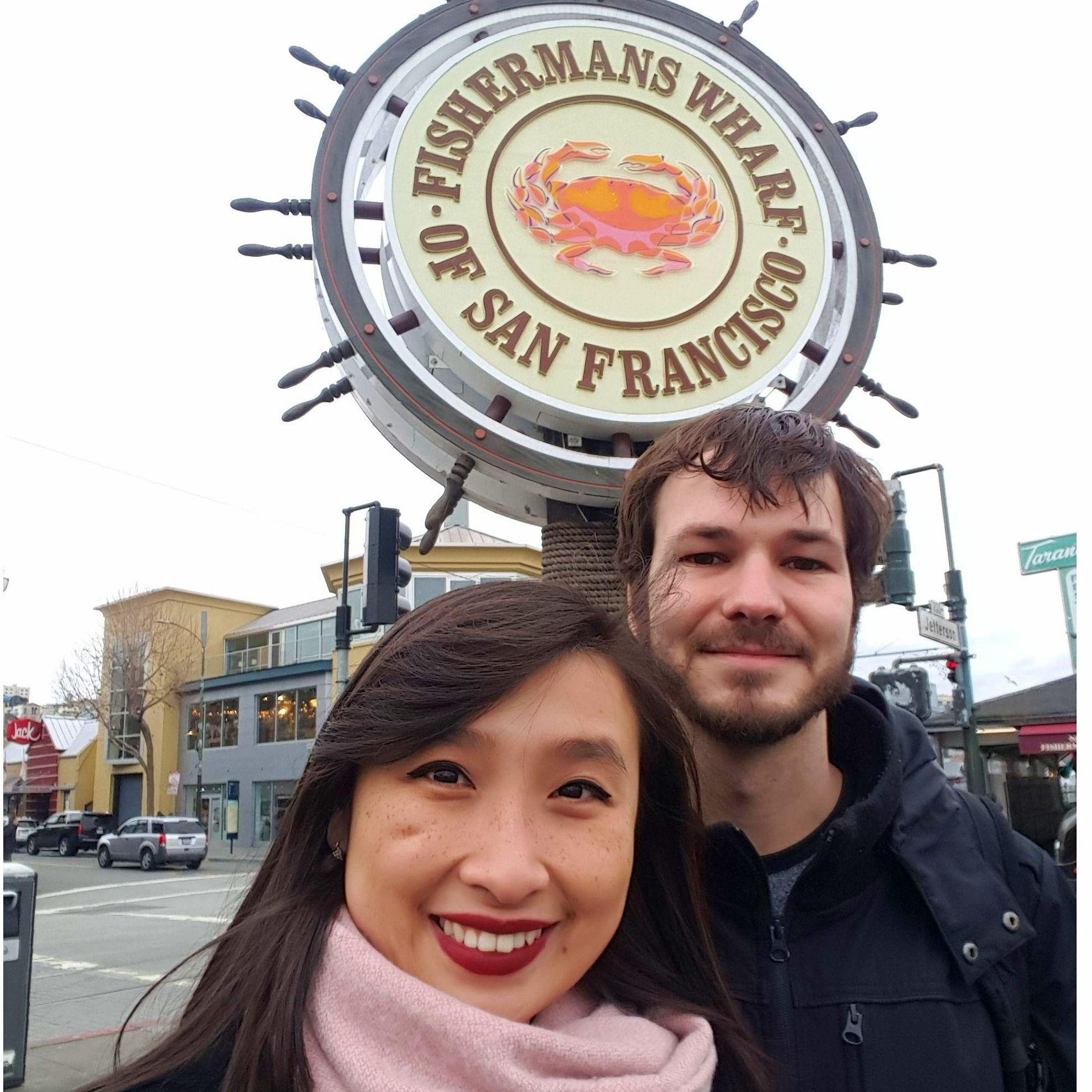 This was our first trip together as a couple!