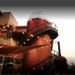Utilize the high-powered telescope and grab a flight of beer at Worthy Brewing!