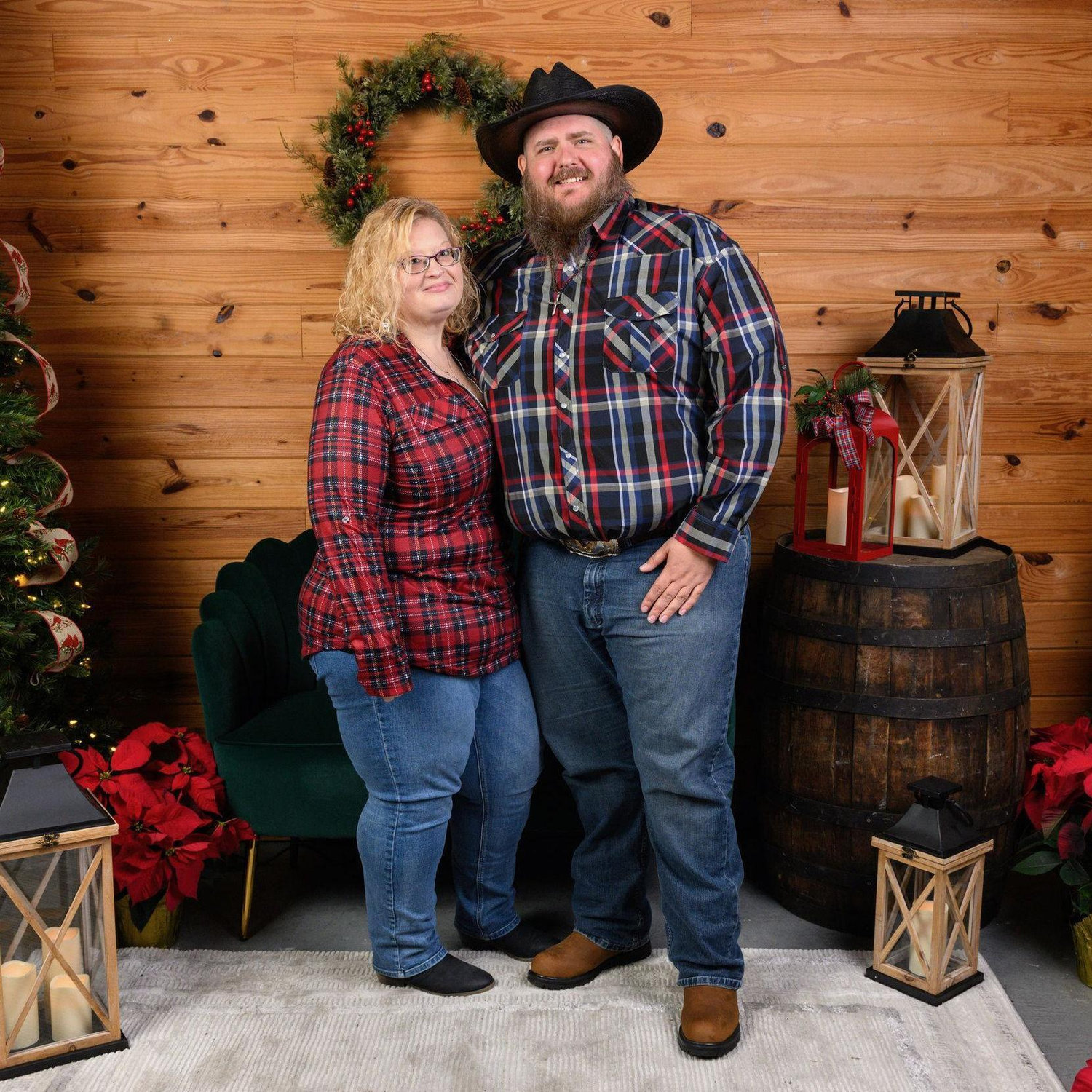 Picture of us at Mat's work Christmas party.