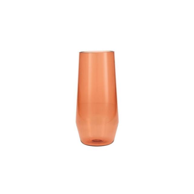 Fortessa Sole Iced Tea, Terra Cotta, S/6