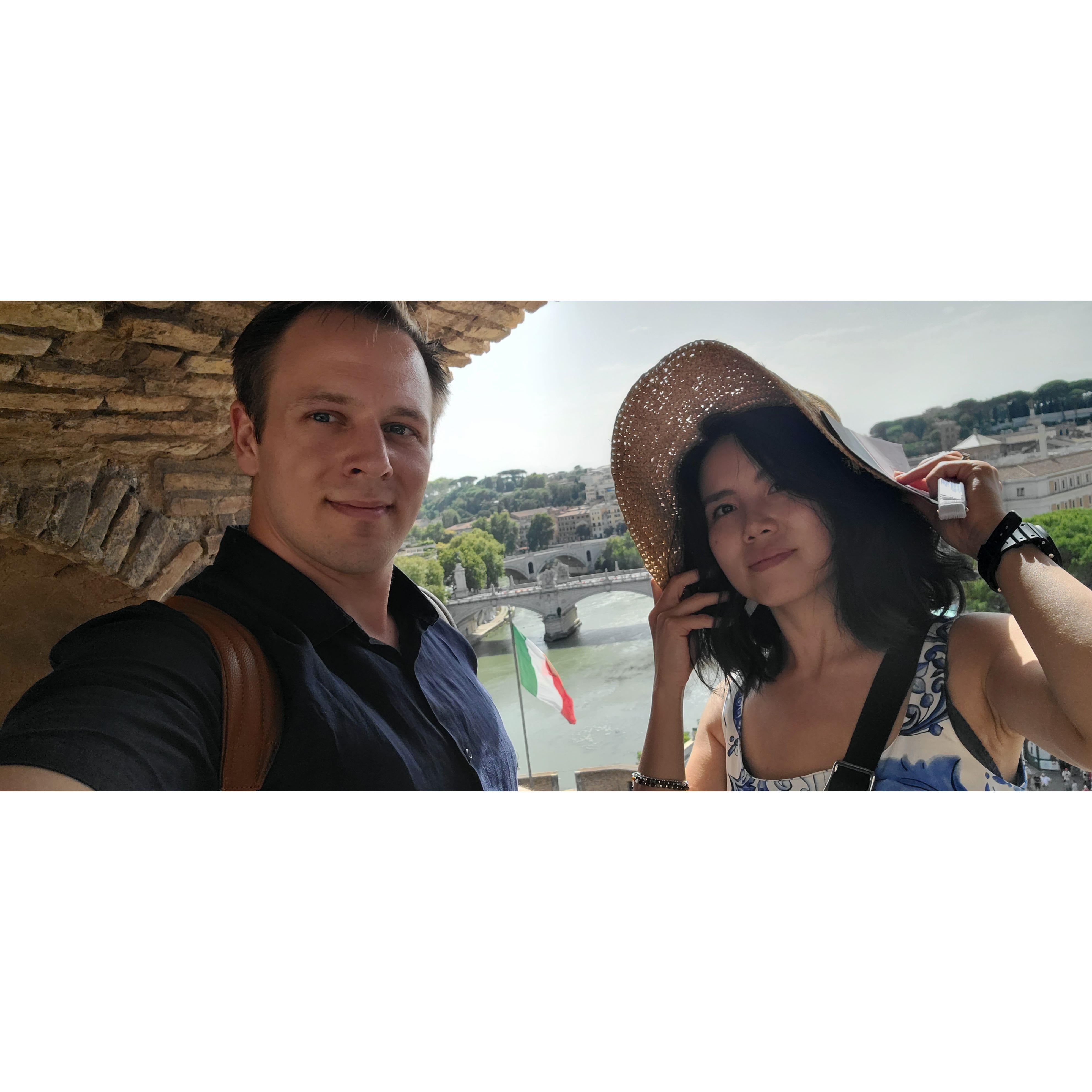 In Rome with Michael's parents, we decided to tour Castel Sant'Angelo. [Aug 2024]