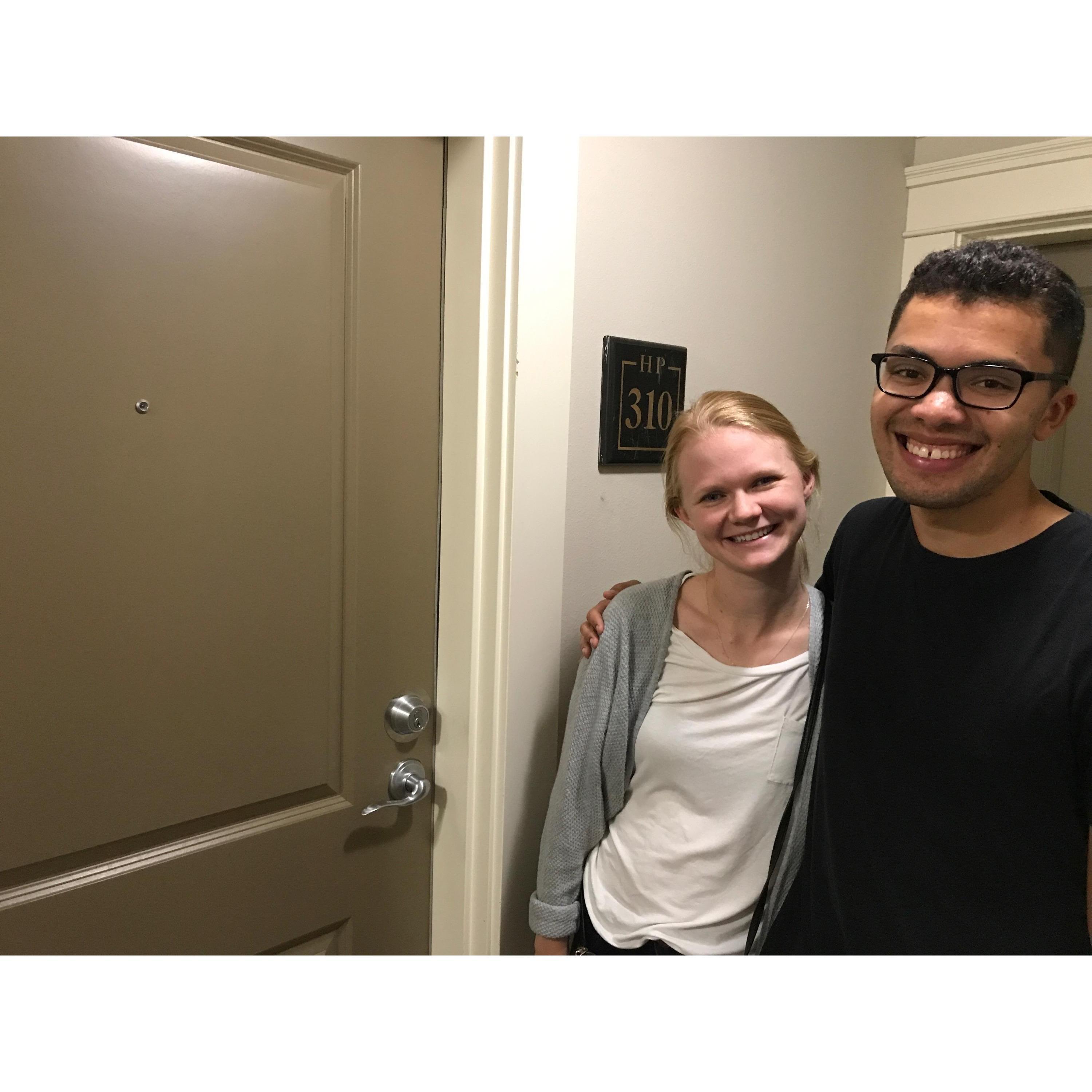 First apartment together. Wallingford 2017