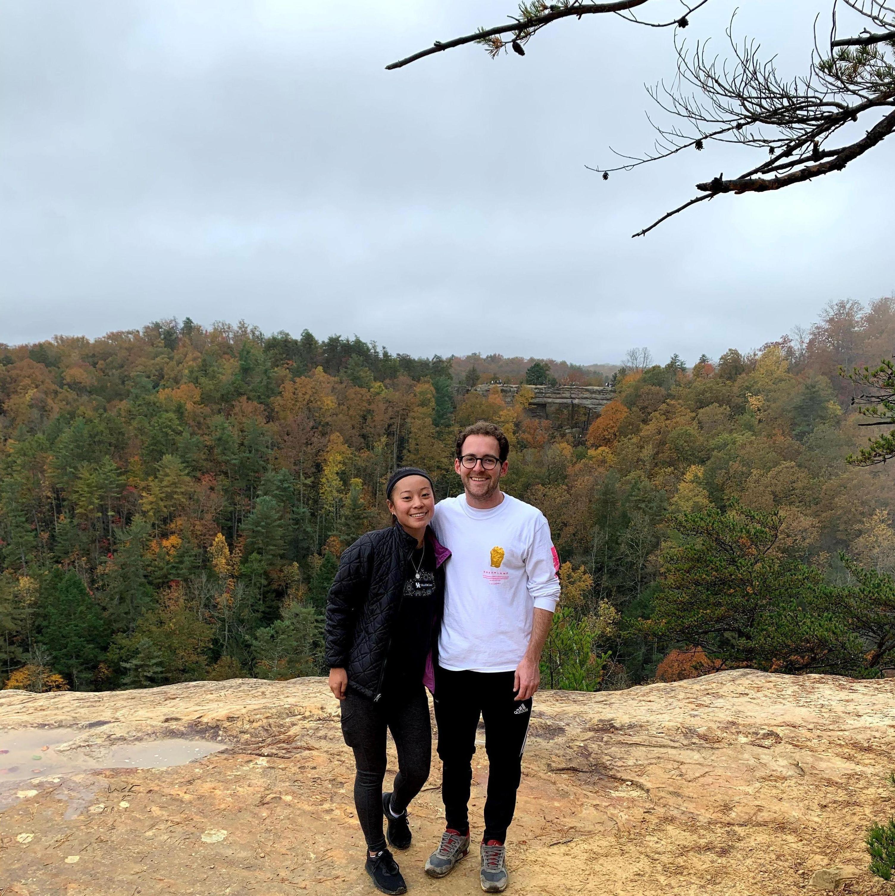 One of our early dates to the KY Natural Bridge