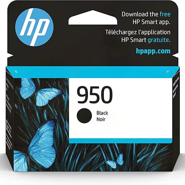 Original HP 950 Black Ink Cartridge | Works with HP OfficeJet 8600, HP OfficeJet Pro 251dw, 276dw, 8100, 8610, 8620, 8630 Series | Eligible for Instant Ink | CN049AN