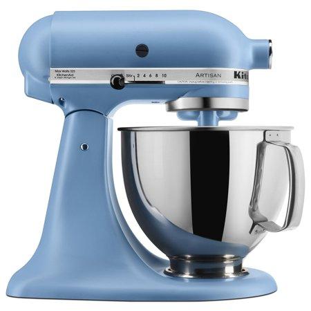 KitchenAid Artisan Series 5 Quart Tilt-Head Stand Mixer, Matte Vintage Blue (KSM150PSVB)