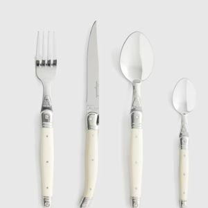 Ivory Jean Dubost Laguiole Flatware Set