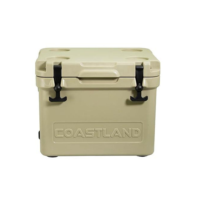 Coastland Bay Series Cooler Premium Everyday Use Insulated Rotomolded Cooler, Small Ice Chest for Tight Spaces, Soccer Games, & Tailgates