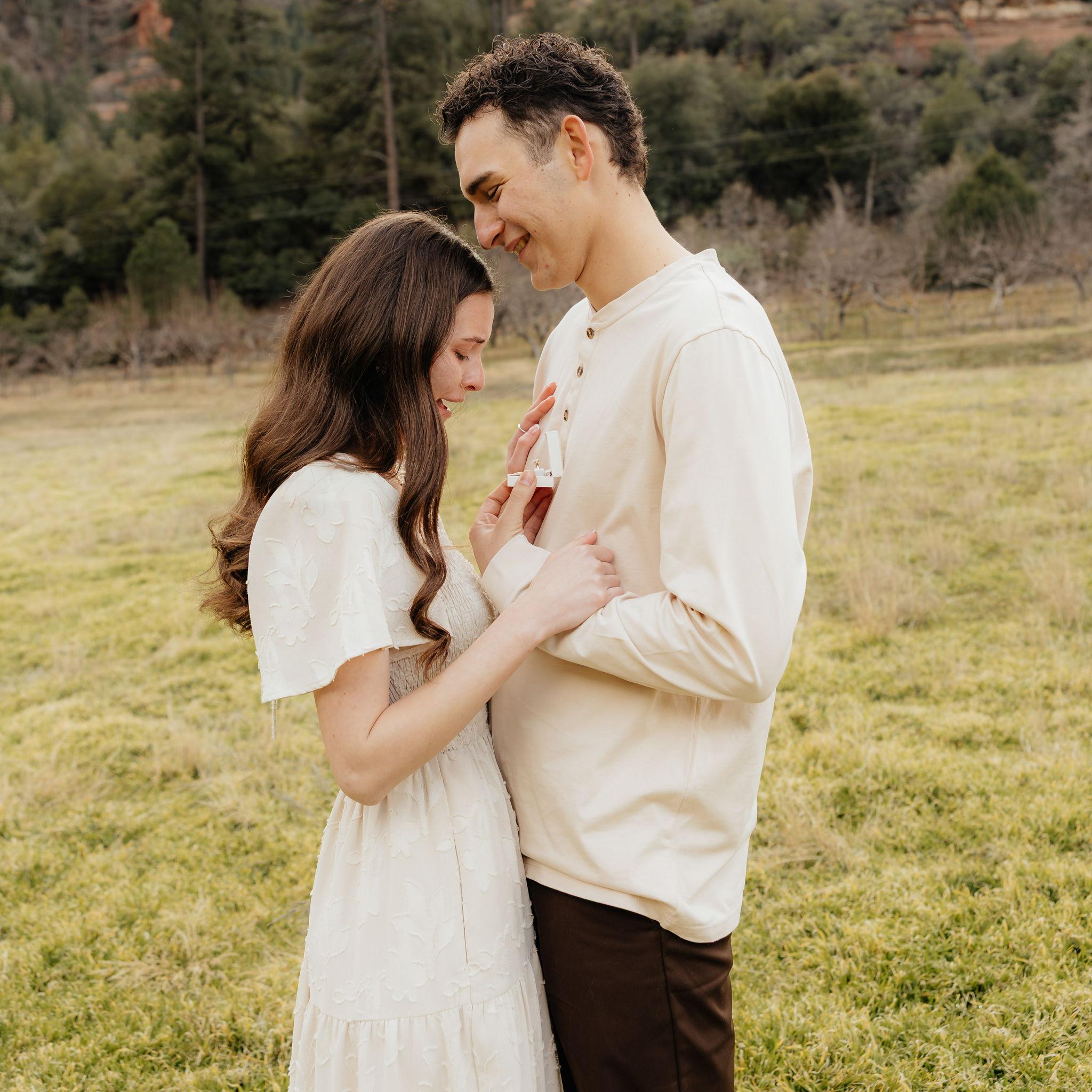 When Blythe realized Patrick wasn't joking and finally looked at the ring!