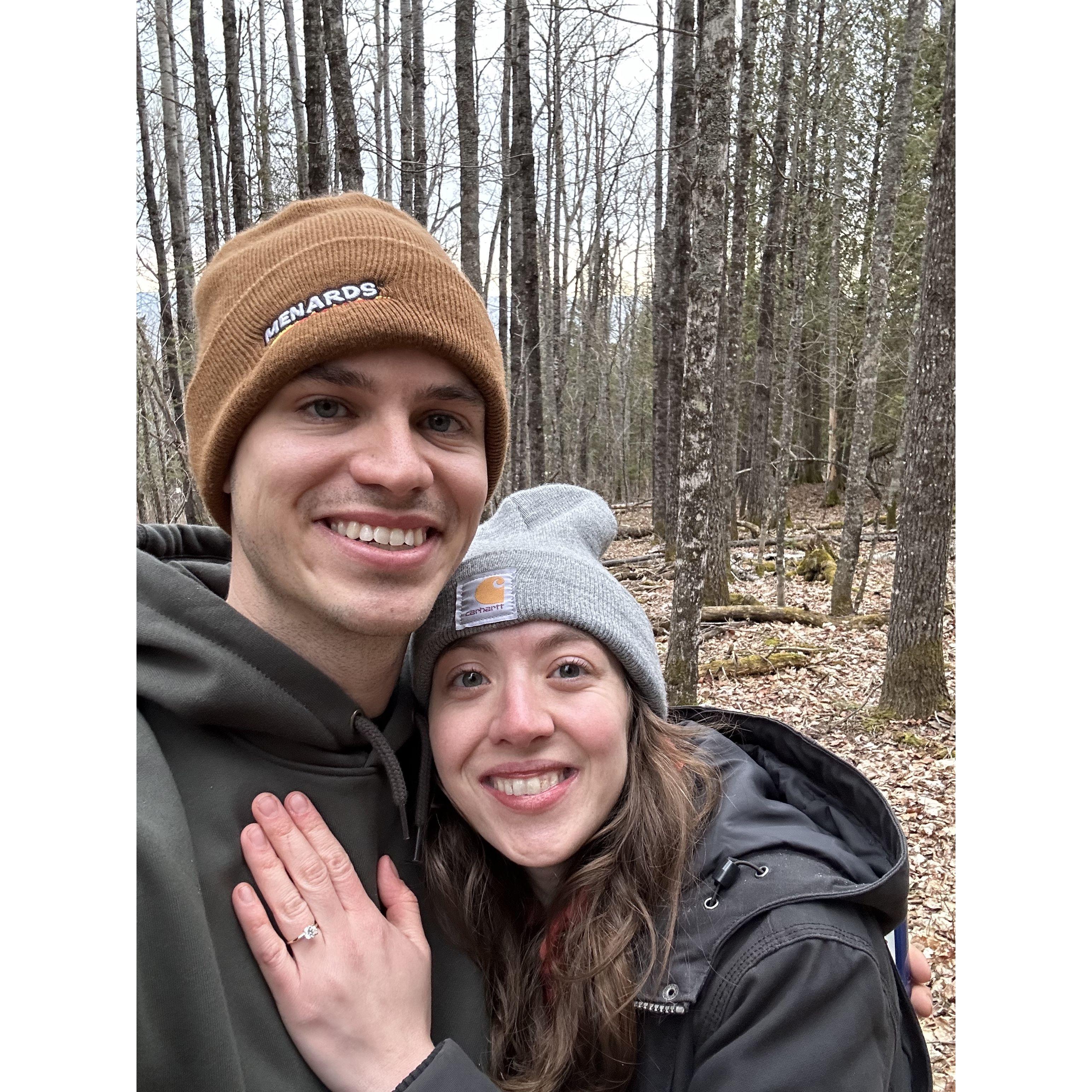 Our engagement, April 13, 2024 on our land in Lusten!
