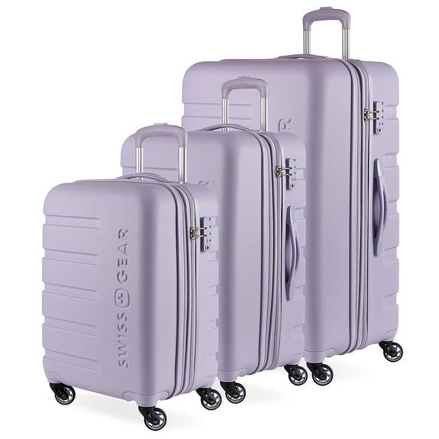 SwissGear 7366 Hardside Expandable Luggage with Spinner Wheels, Evening Haze, 3-Piece Set (19/23/27)