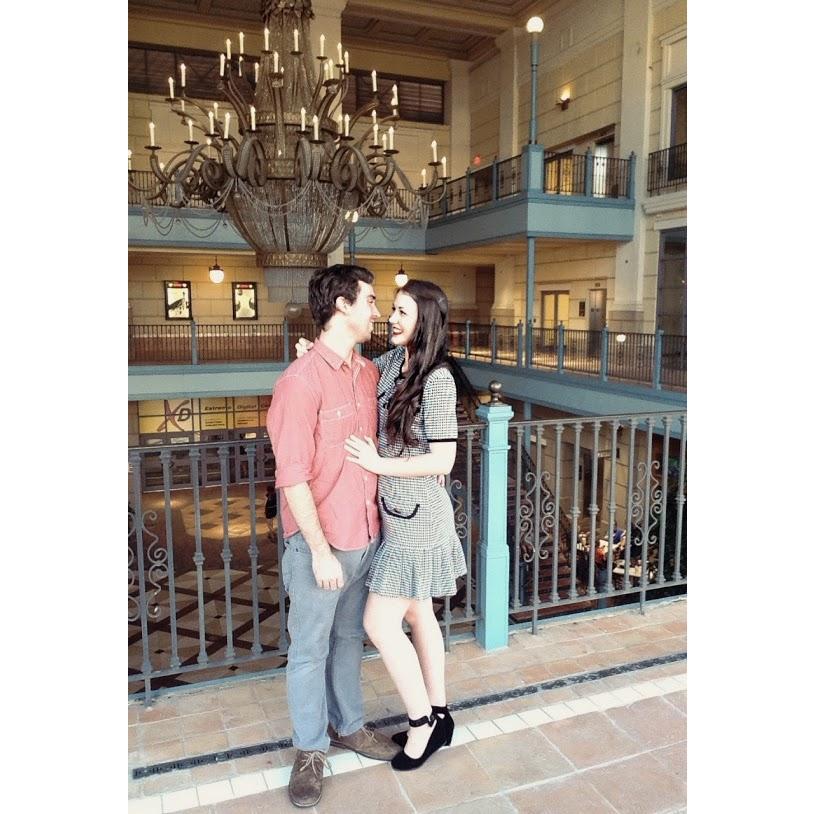 Our first year together was long distance. Baton Rouge, Fall 2014