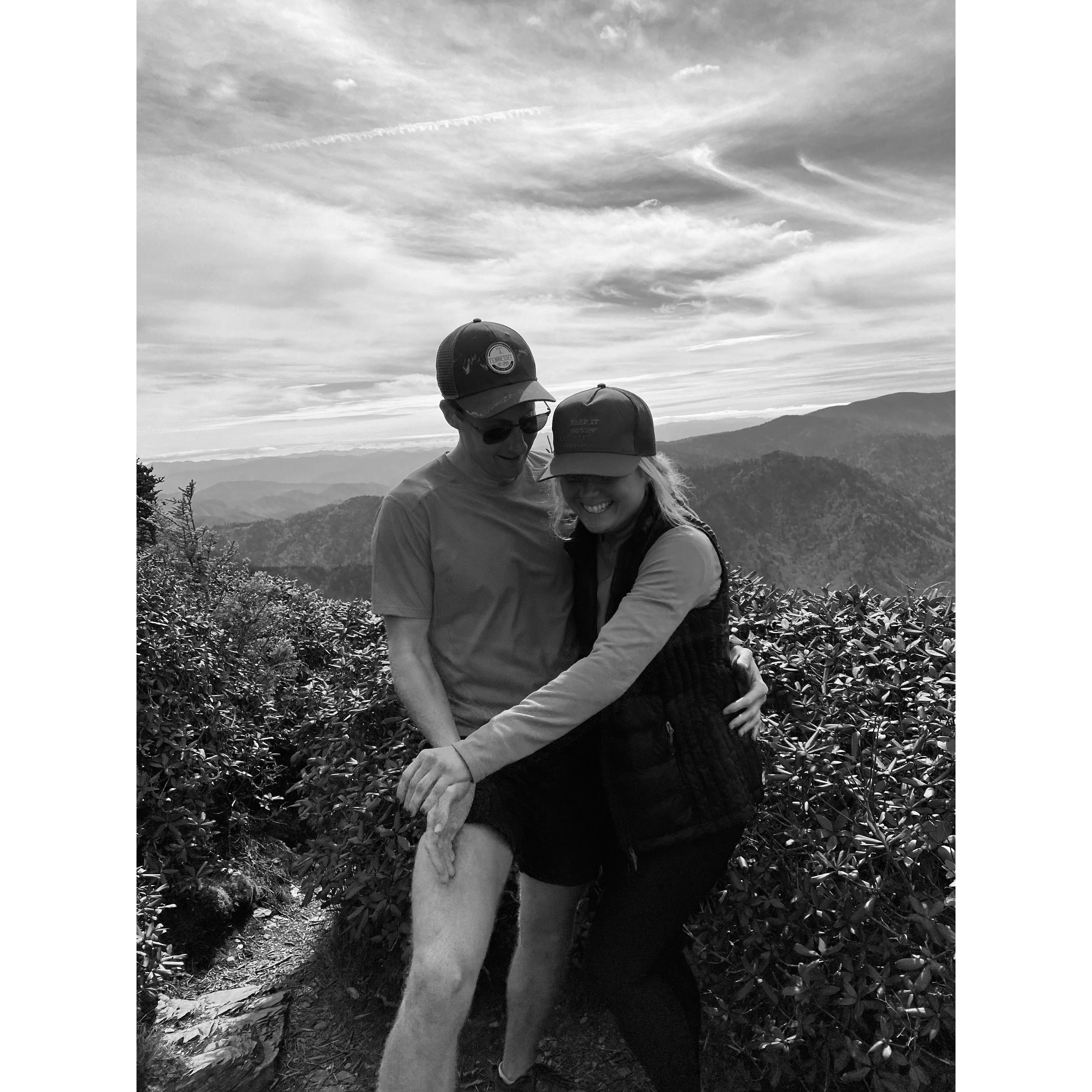 Mt LeConte in the Great Smoky Mountains National Park