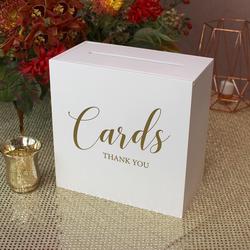 Gold Wedding Card Holder Post Box // Wedding Card Box // 