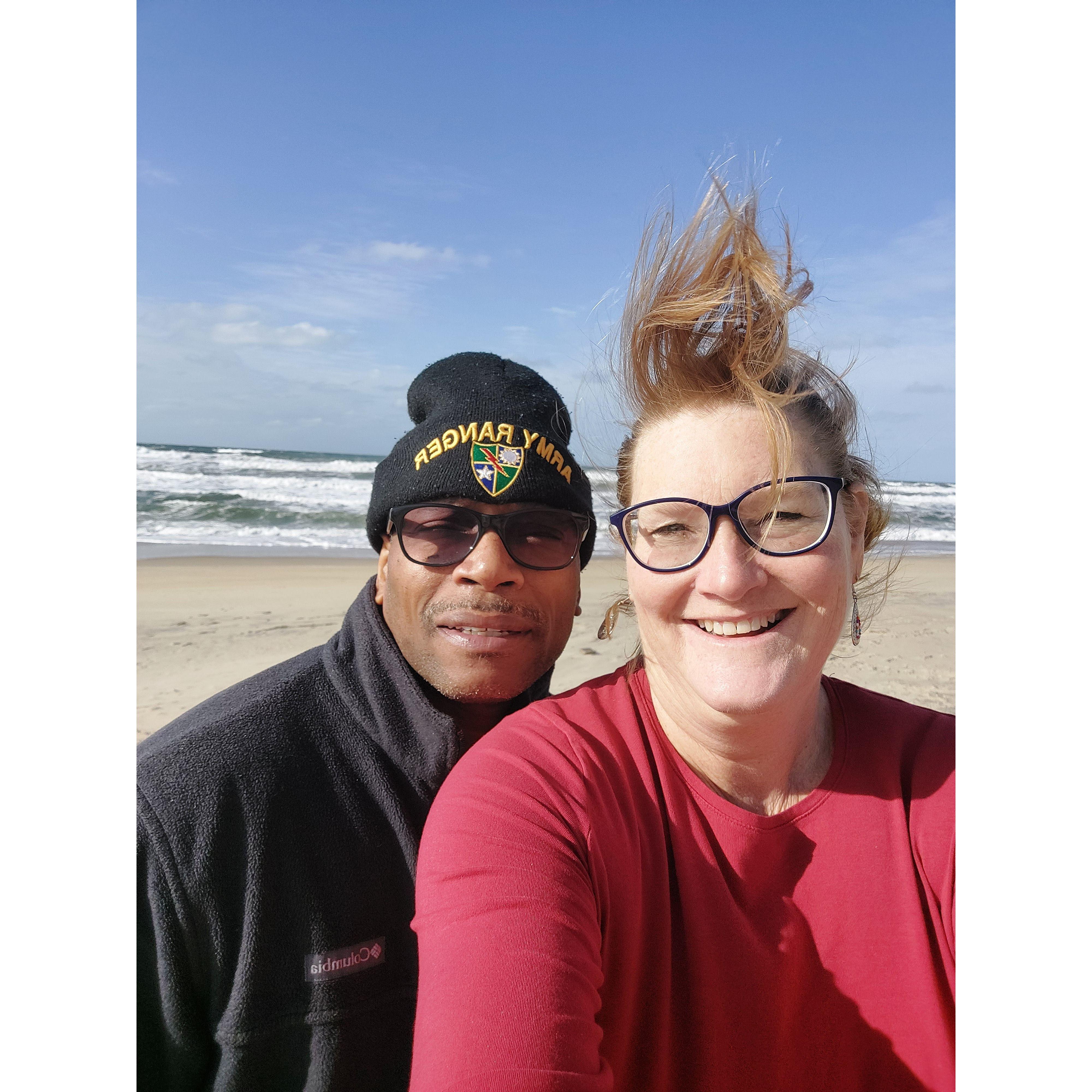 A windy day at the Outer Banks
