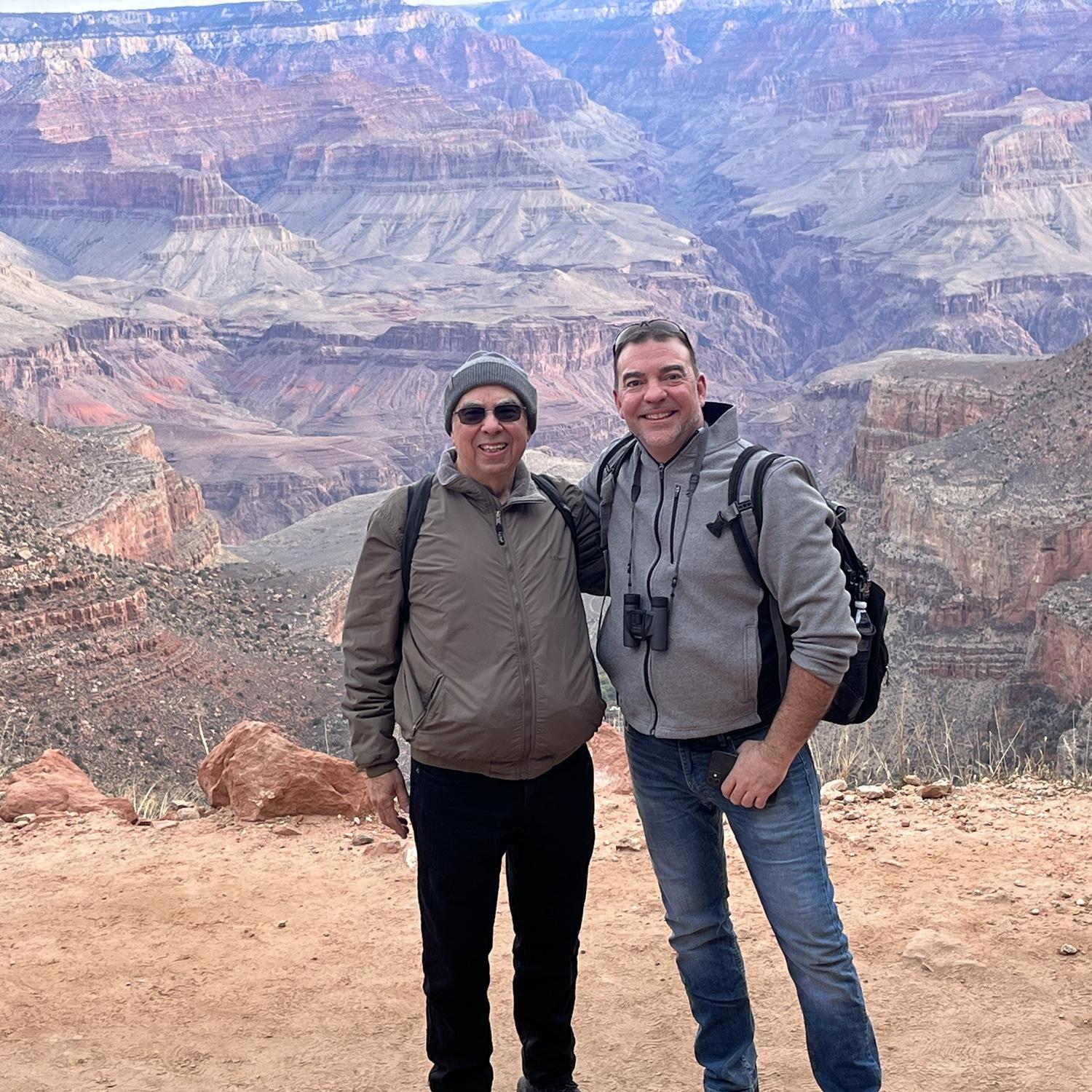 Beautiful views on our hike into the canyon. We loved the colors of the rocks.