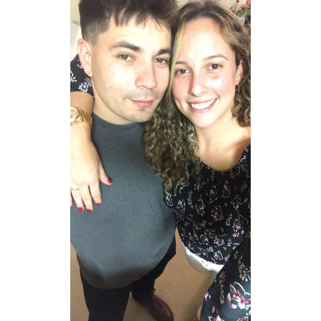 The night we got engaged (November, 28th, 2019)
