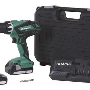Hitachi DS18DGL 18-Volt Cordless Lithium-Ion 1/2 Inch Compact Drill Driver Kit (Lifetime Tool Warranty)