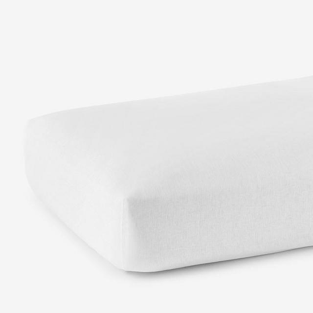 Relaxed Linen Fitted Sheet - King Size, Teal