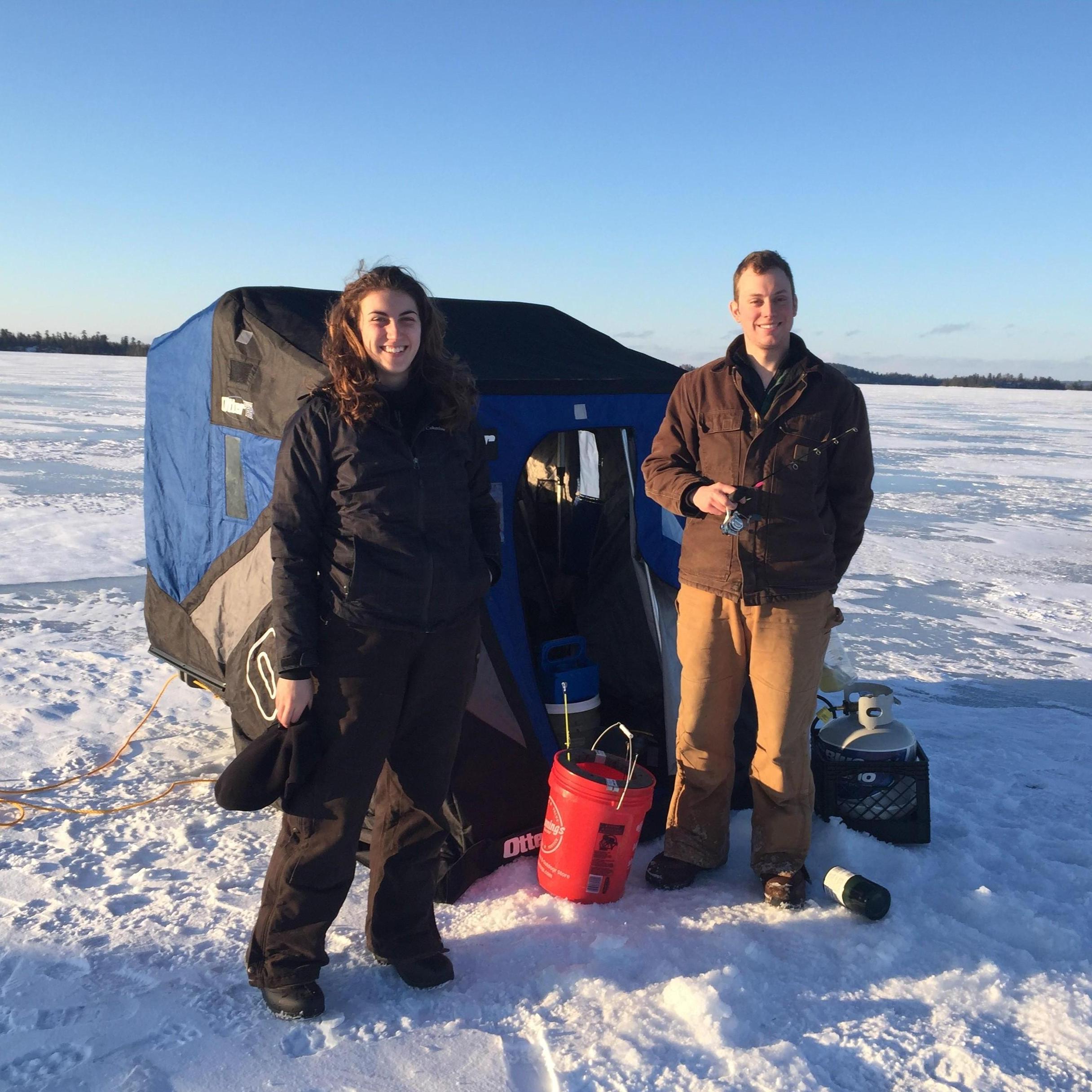 Ice fishing!