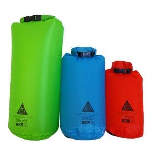 SUPERSINGULARITY Orion-T Parachute Fabric Strength - 3 Piece Ultralight Dry Sacks Waterproof Set - Compression Bags Travel Packing Organizers for Luggage, Camping and Backpacking (5L, 10L, 20L)