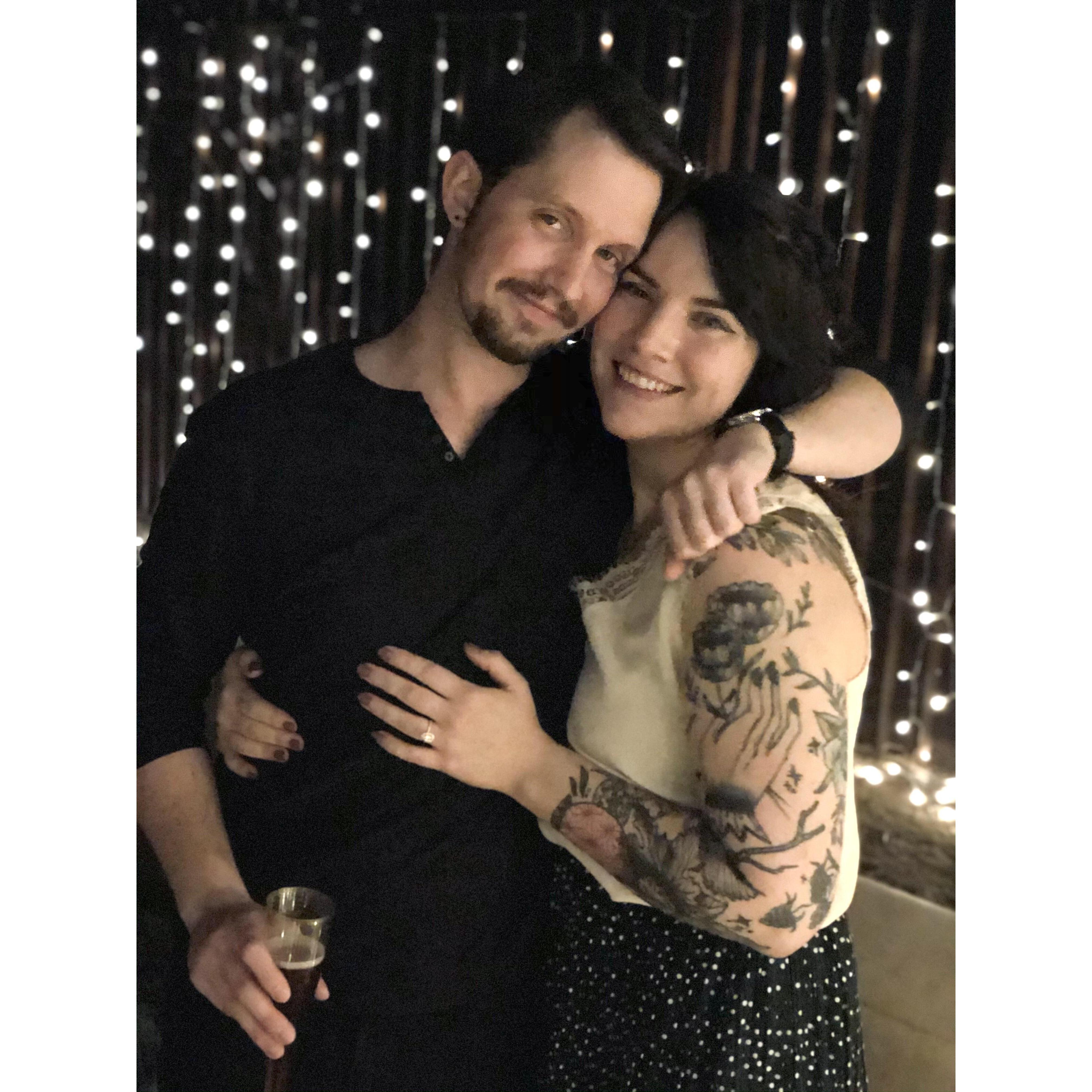 Devon and Katy got engaged on Christmas eve, 2020!