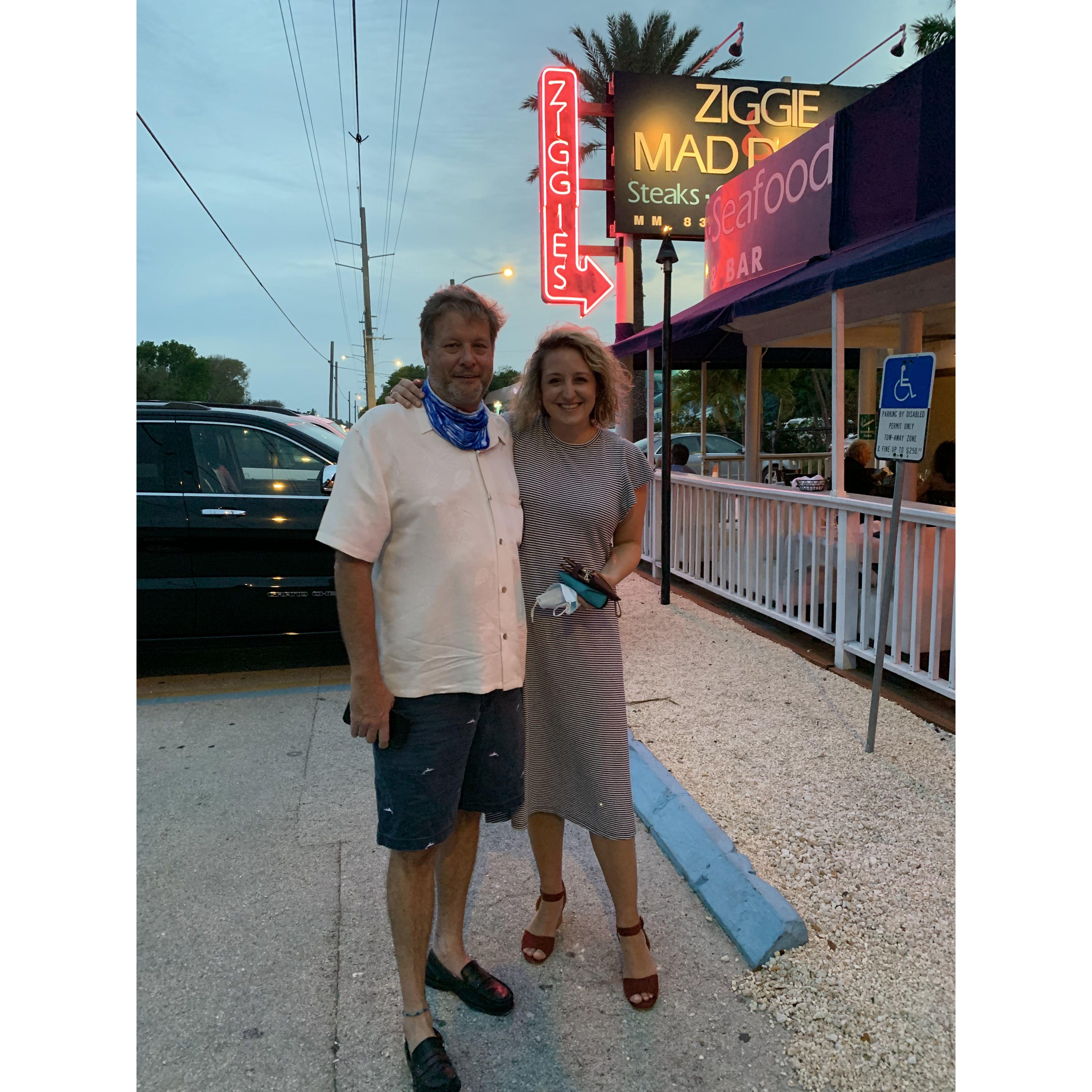 Our first Valentine's Day together.