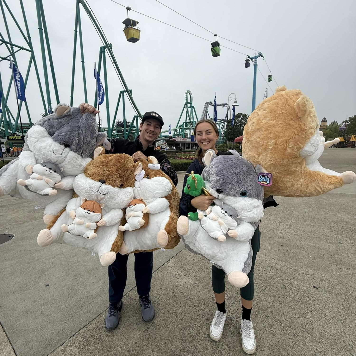 Since owning carnival games, we may or may not know how to win the big prizes😆
