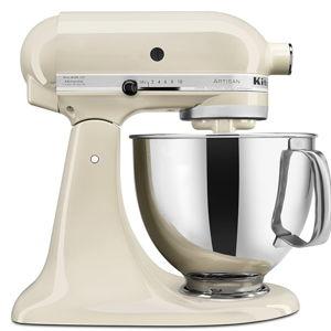 KitchenAid Artisan Series 5 Quart Tilt Head Stand Mixer with Pouring Shield KSM150PS, Almond Cream