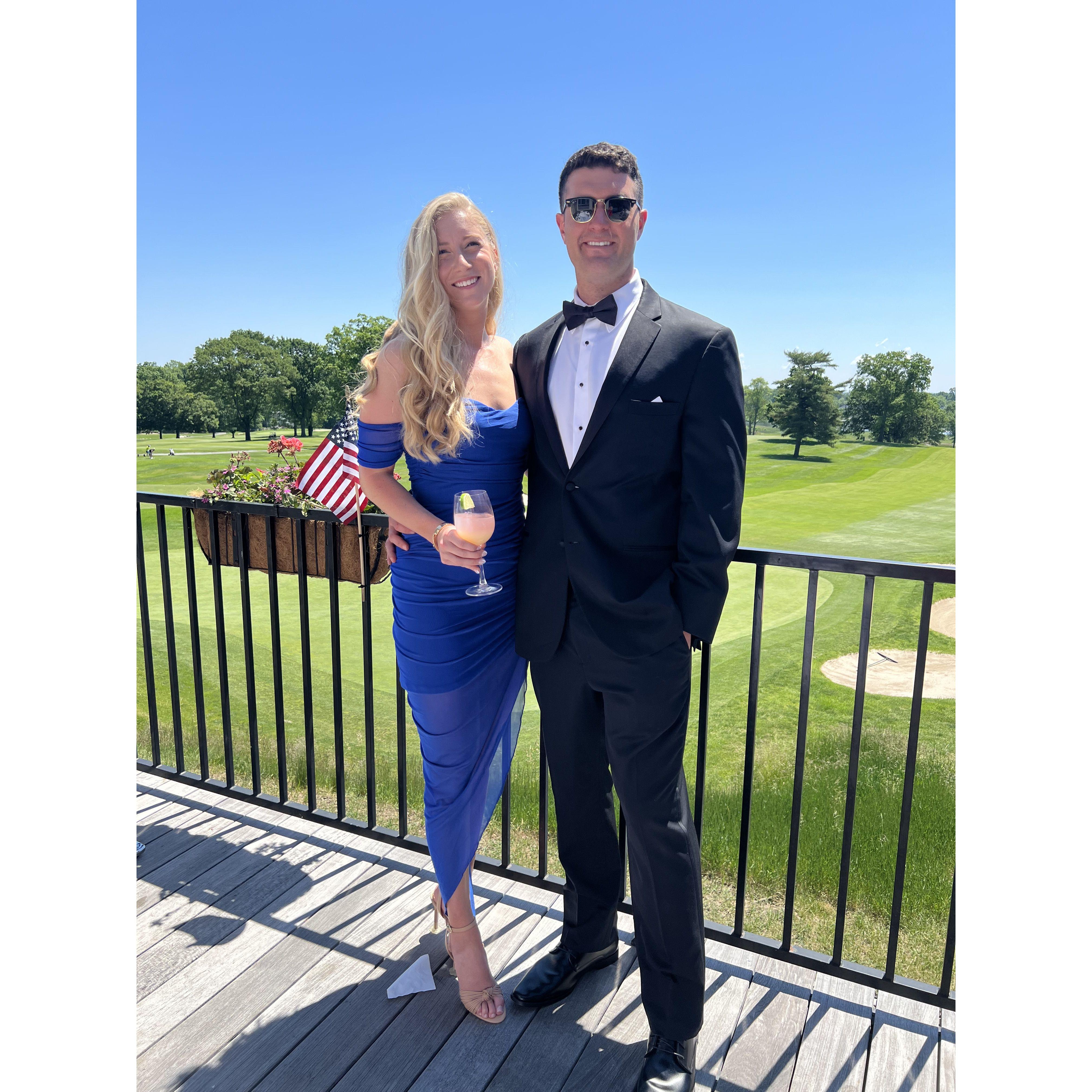 Celebrating Lara & Dave's marriage - hi guys!