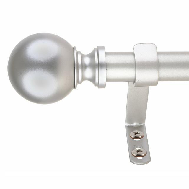Vanessa Adjustable 1" Single Curtain Rod