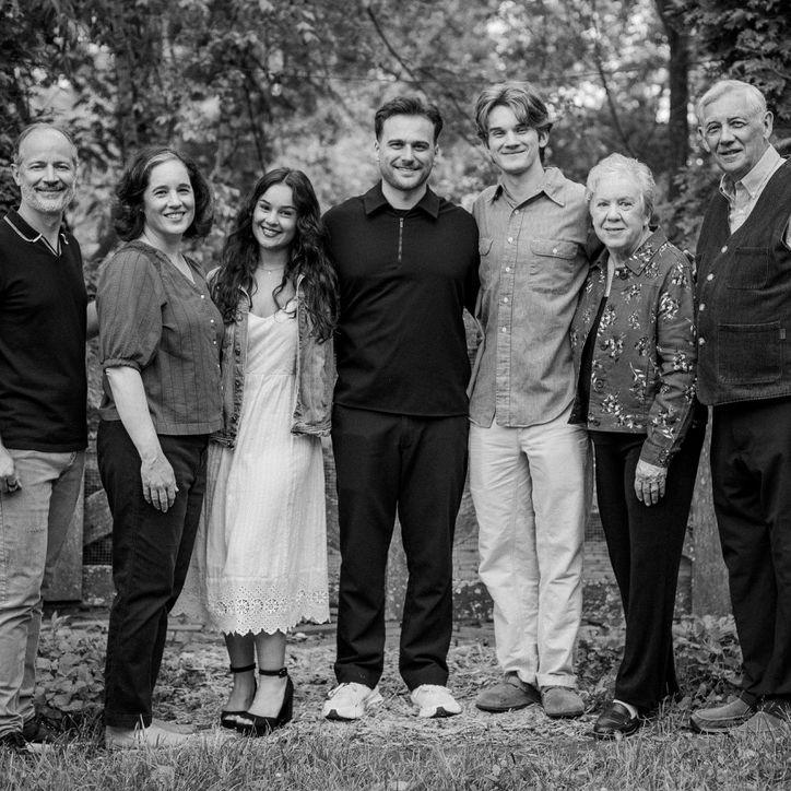 with Emma's Grandparents (AKA Andrea's Mother & Father)