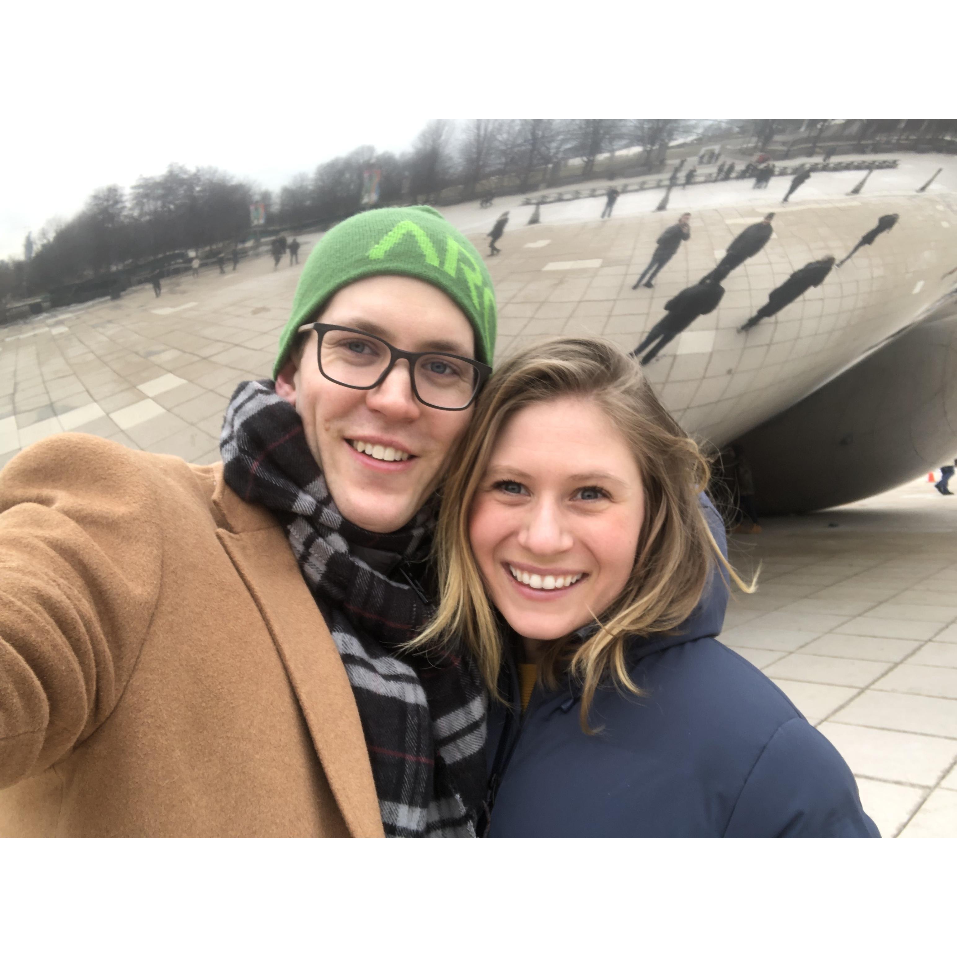Exploring Chicago during fellowship interviews