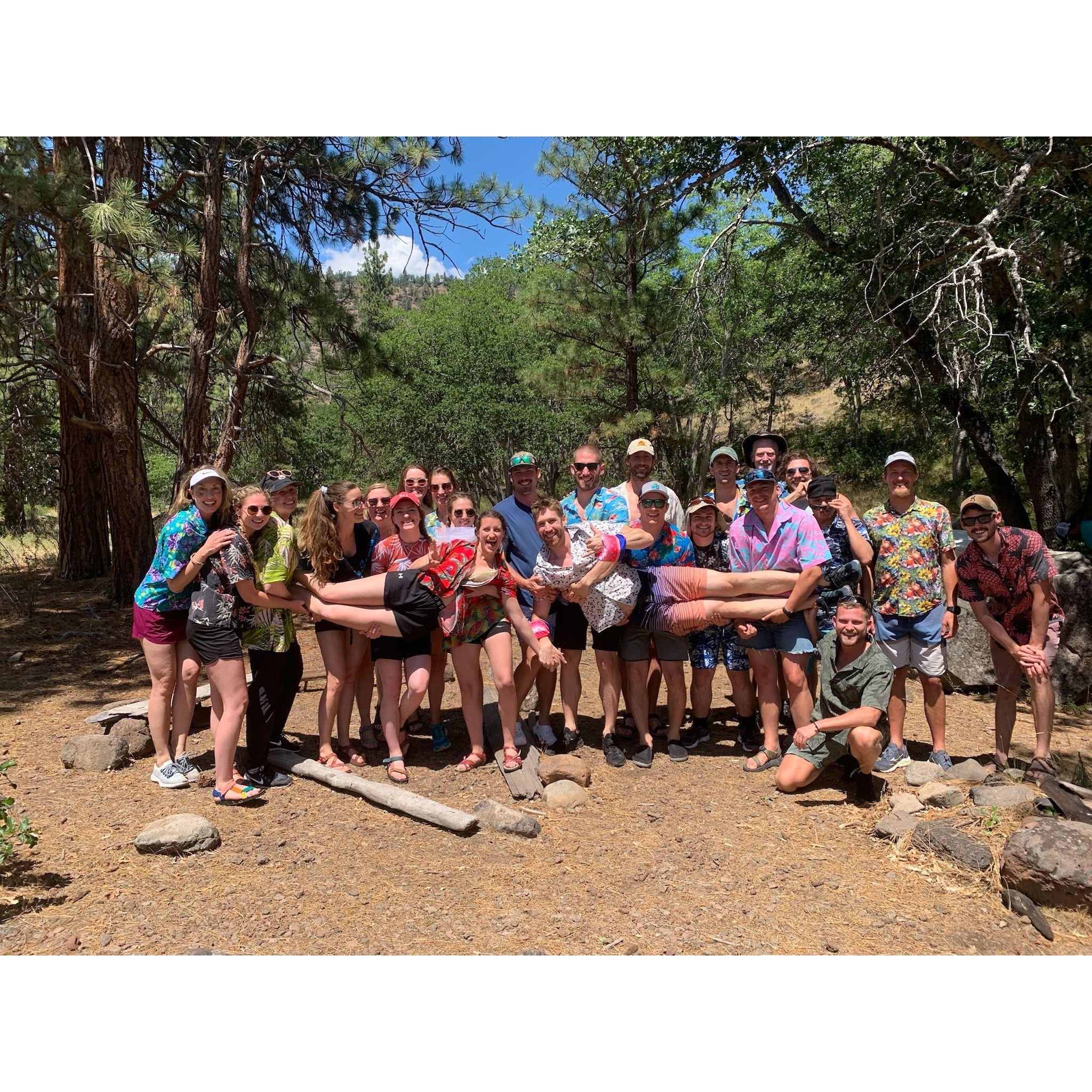 The white water rafting crew!