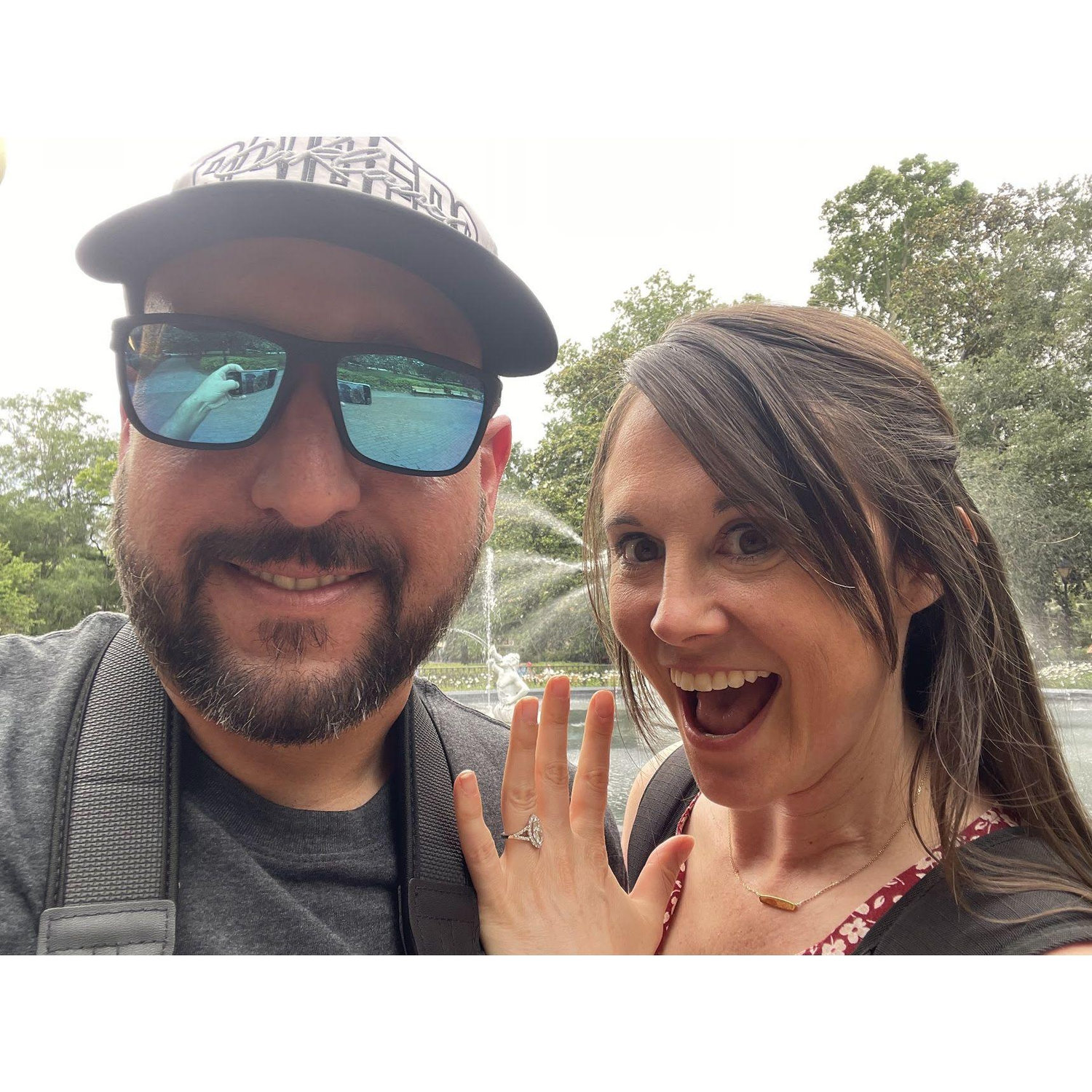 Post-engagement glow!