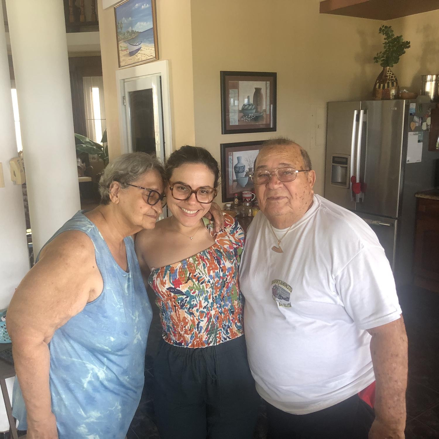 Getting all the love form the grandpas... the one that make Matt return to NC with 20 extra pounds each time