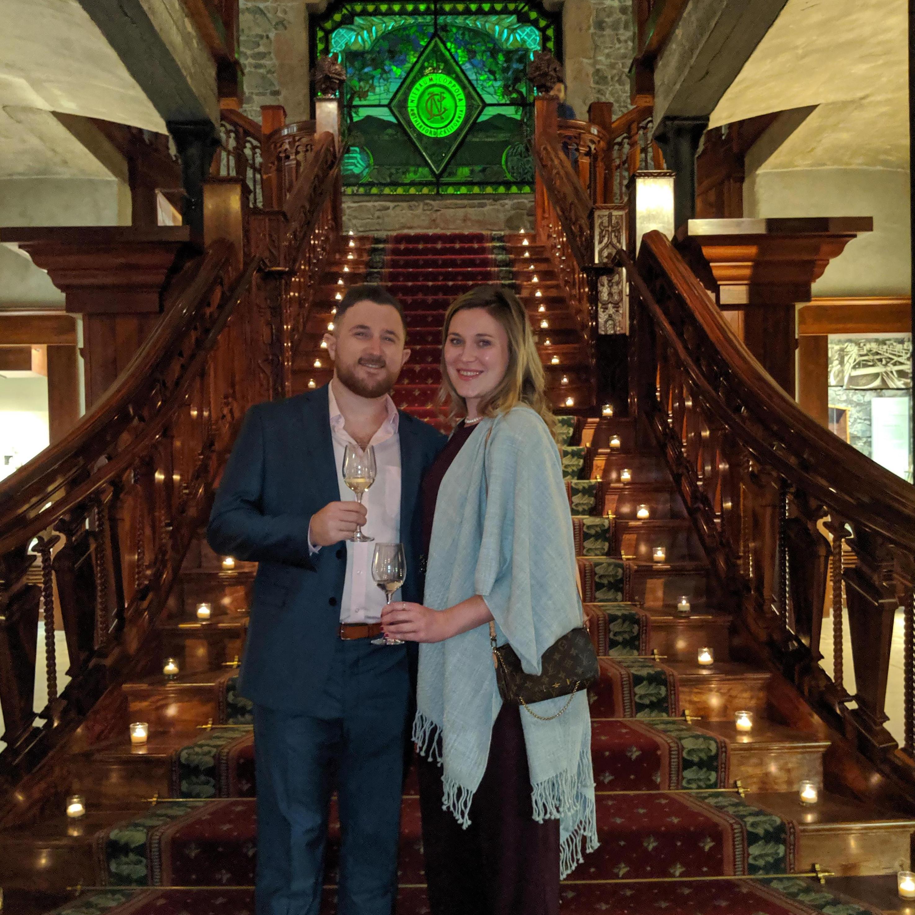 at Inglenook, one of our favorite wineries