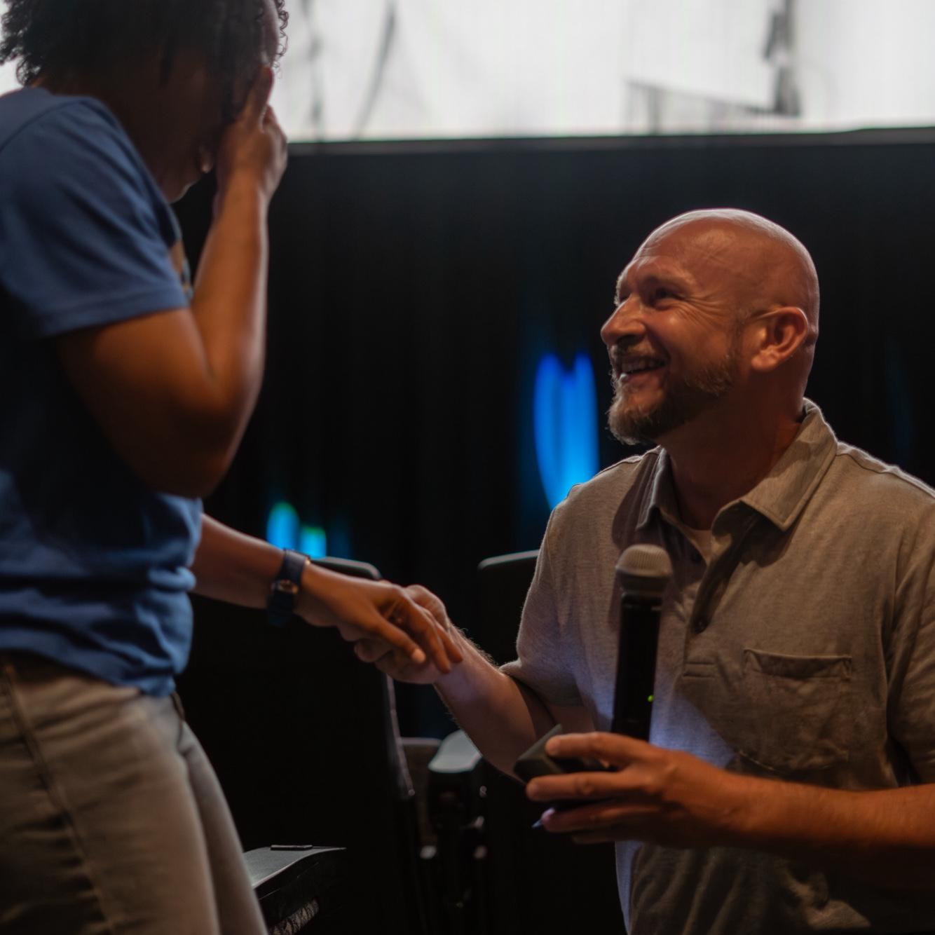 He asked…I said Yes!! His adoring eyes!