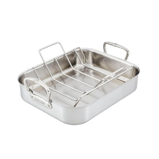 Hestan Provisions Classic Clad Large Roaster with Rack