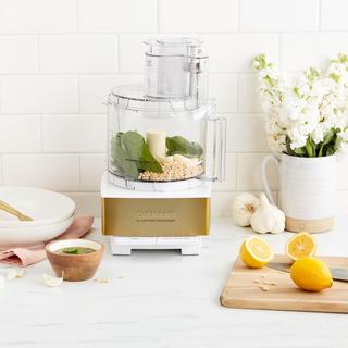 Gold & White Custom 14-Cup Food Processor