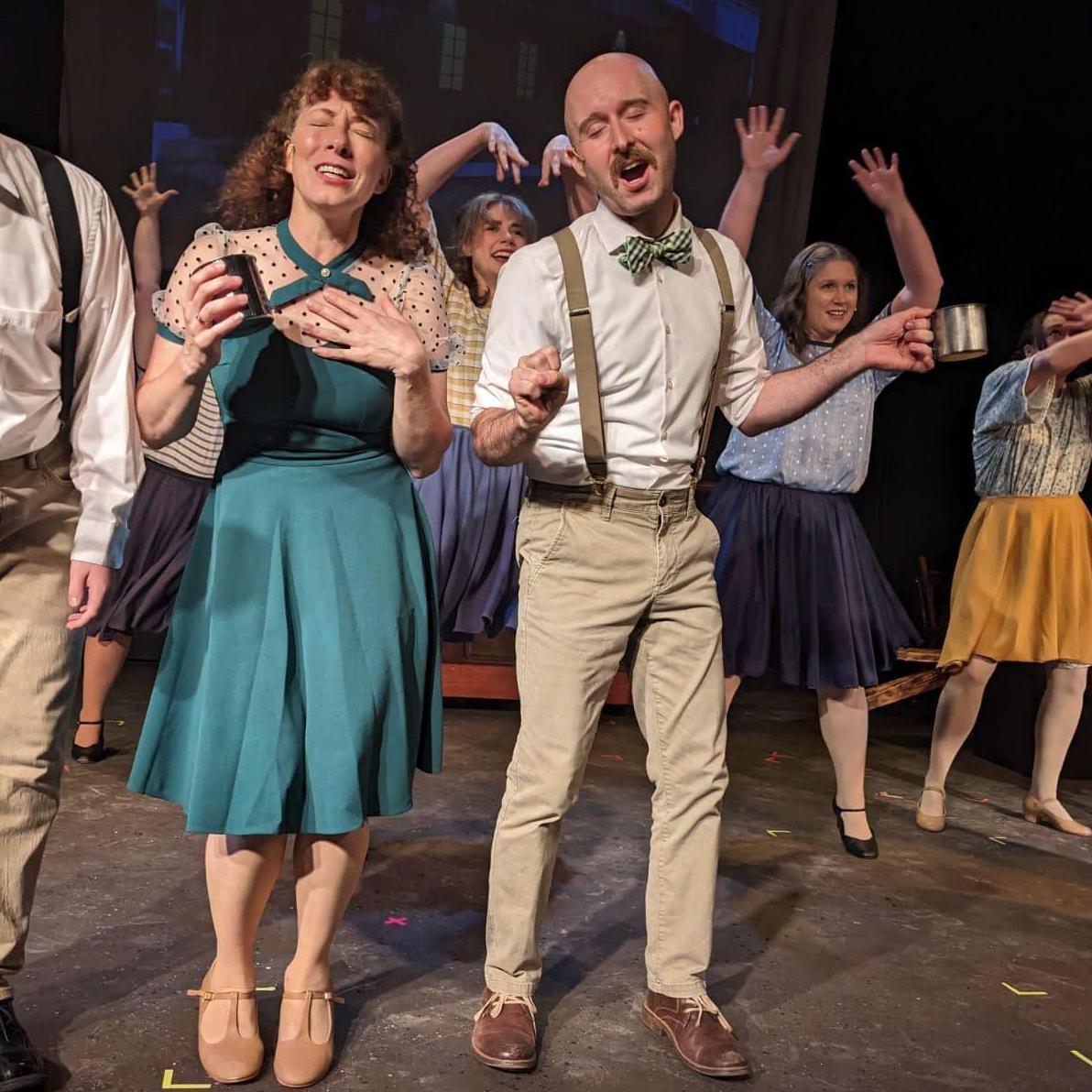 You may not know this (sarcasm), but we both do theatre!
